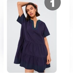 Tuckernuck Pomander Place Navy Kinsey Dress